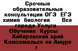 Срочные образовательные консультации ОГЭ, ЕГЭ химия, биология!!! - Все города Услуги » Обучение. Курсы   . Хабаровский край,Комсомольск-на-Амуре г.